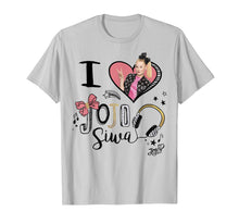 Load image into Gallery viewer, Funny shirts V-neck Tank top Hoodie sweatshirt usa uk au ca gifts for JoJo Siwa I Love JoJo Siwa Picture Heart Graphic T-Shirt 547554
