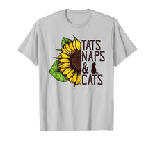 Load image into Gallery viewer, Funny shirts V-neck Tank top Hoodie sweatshirt usa uk au ca gifts for Sunflower Tats naps and cats Funny Graphic T-shirt 2203917
