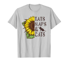 Load image into Gallery viewer, Funny shirts V-neck Tank top Hoodie sweatshirt usa uk au ca gifts for Sunflower Tats naps and cats Funny Graphic T-shirt 2691412
