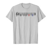 Load image into Gallery viewer, One Fifth Two Fifth Red Fifth Blue Fifth Music Teacher T-Shirt-1201202
