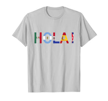 Load image into Gallery viewer, National Hispanic Heritage Month Hola ! Latino Flags T-Shirt

