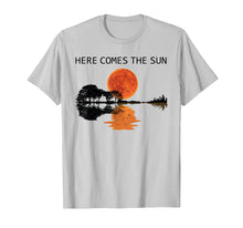 Load image into Gallery viewer, Here Comes The Sun Guitar Shadow Sunset T-Shirt 160083
