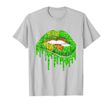 Load image into Gallery viewer, Green Lips Sexy St Patrick's Day Shamrock Irish Costume Gift T-Shirt-1796981
