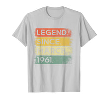 Load image into Gallery viewer, Legend Since March 1961 59th Birthday Gifts 59 Years Old T-Shirt-5874843
