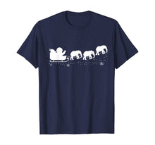 Load image into Gallery viewer, Funny shirts V-neck Tank top Hoodie sweatshirt usa uk au ca gifts for Santa Sleigh Elephant Funny Christmas Pajama Gift Ideas T-Shirt 1365043
