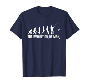 THE EVOLUTION OF FISHERMEN OR MEN FUNNY FISHING LOVER GIFT T-Shirt