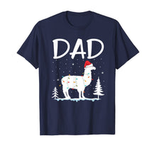 Load image into Gallery viewer, Mens Dad Llama Christmas Funny Matching Family Pajama Gift T-Shirt
