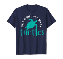 Load image into Gallery viewer, Turtle For Girls Who Love Turtles Gift Diving Ocean Present T-Shirt

