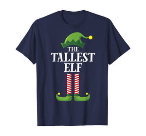 Tallest Elf Matching Family Group Christmas Party Pajama T-Shirt