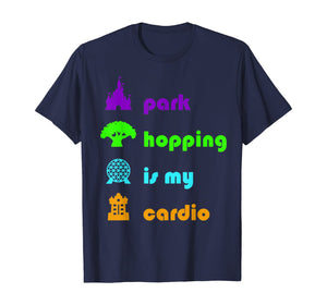 Park Hopping Is My Cardio Retro Vintage Gift T-Shirt
