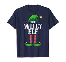 Load image into Gallery viewer, Wifey Elf Matching Group Christmas Couple Party Pajama Wife T-Shirt
