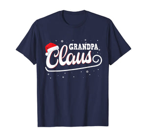 Mens Grandpa Claus Shirt Santa Christmas Family Matching Pajama T-Shirt