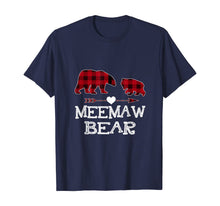 Load image into Gallery viewer, Funny shirts V-neck Tank top Hoodie sweatshirt usa uk au ca gifts for Meemaw Bear Red Buffalo Plaid Matching Family Christmas T-Shirt 1355154
