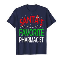 Load image into Gallery viewer, Santa&#39;s Favorite Pharmacist Funny Christmas Xmas Santa Hat T-Shirt
