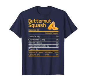 Funny shirts V-neck Tank top Hoodie sweatshirt usa uk au ca gifts for Butternut Squash Nutrition Facts Thanksgiving Christmas T-Shirt 1194390