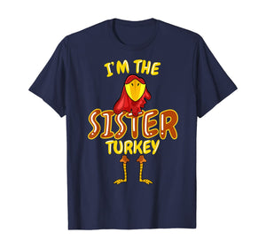 Funny shirts V-neck Tank top Hoodie sweatshirt usa uk au ca gifts for Sister Turkey Matching Family PJs Outfit Funny Thanksgiving T-Shirt 443547
