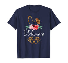Load image into Gallery viewer, Leopard Bunny Memaw Easter Mothers Day Gifts TShirt352327
