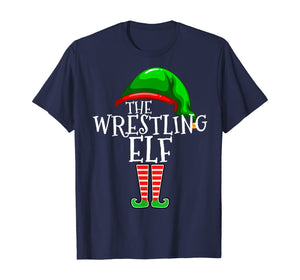 The Wrestling Elf Family Matching Group Christmas Gift Funny T-Shirt