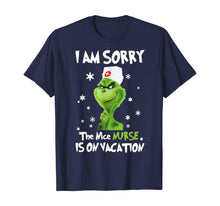 Load image into Gallery viewer, Funny shirts V-neck Tank top Hoodie sweatshirt usa uk au ca gifts for I&#39;m Sorry The Nice-Nurse-Is On Vacation-Grinch-Switch T-Shirt 235688
