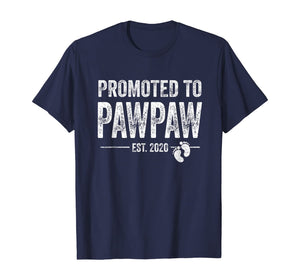 Promoted To Pawpaw 2020 Vintage Announcement Pregnancy TShirt450630