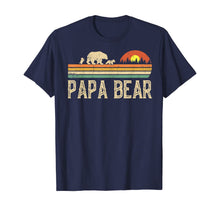 Load image into Gallery viewer, Mens Papa Bear Vintage Art Daddy Wildling Father&#39;s Day Dad TShirt423569
