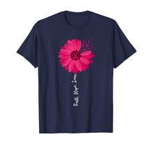 Load image into Gallery viewer, Faith Hope Love Pink Ribbon Daisy Flower : Breast Cancer T-Shirt 73573

