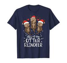 Load image into Gallery viewer, Funny shirts V-neck Tank top Hoodie sweatshirt usa uk au ca gifts for Otter Reindeer Deer Antler Moose Christmas Xmas Gift Present T-Shirt 127544
