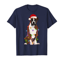 Load image into Gallery viewer, Funny shirts V-neck Tank top Hoodie sweatshirt usa uk au ca gifts for Boxer Dog Christmas Lights Xmas Dog Lover T-Shirt 1026238
