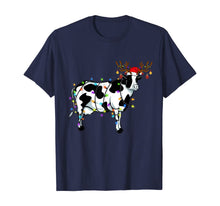 Load image into Gallery viewer, Funny shirts V-neck Tank top Hoodie sweatshirt usa uk au ca gifts for Funny Cow Christmas Tee Reindeer Christmas Lights Pajama T-Shirt 144381
