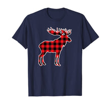 Load image into Gallery viewer, Funny shirts V-neck Tank top Hoodie sweatshirt usa uk au ca gifts for Moose Red Buffalo Plaid Matching Pajama Family Gift T-Shirt 163191
