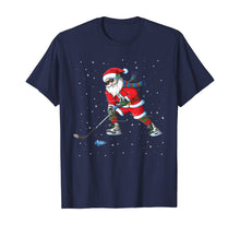 Load image into Gallery viewer, Funny shirts V-neck Tank top Hoodie sweatshirt usa uk au ca gifts for Funny Santa Claus Christmas Ice Hockey Gifts Kids Boys T-Shirt 93711
