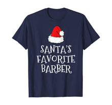 Load image into Gallery viewer, Funny shirts V-neck Tank top Hoodie sweatshirt usa uk au ca gifts for Santa&#39;s Favorite Barber Christmas Funny Gift T-Shirt 1275839
