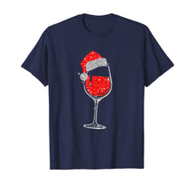 Load image into Gallery viewer, Funny shirts V-neck Tank top Hoodie sweatshirt usa uk au ca gifts for Wine Glasses Santa Hat Christmas Tee Funny Wine Lover Gifts T-Shirt 1004806
