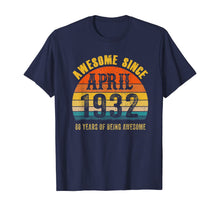 Load image into Gallery viewer, Vintage Retro April 1932 88th Birthday Gifts 88 Yrs Old TShirt355791
