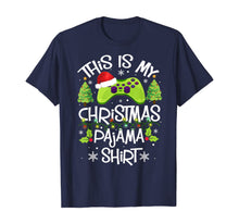 Load image into Gallery viewer, Funny shirts V-neck Tank top Hoodie sweatshirt usa uk au ca gifts for This Is My Christmas Pajama Santa Hat Gamer Video Game Gifts T-Shirt 994085
