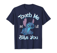 Load image into Gallery viewer, Stitch Touch Me And I Will Bite You Shirt For Fans 57995
