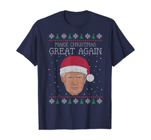 Unique Graphics Make Christmas Great Again Funny Christmas T-Shirt