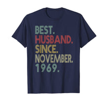 Load image into Gallery viewer, Mens 50th Wedding Anniversary Gifts Husband Since November 1969 T-Shirt
