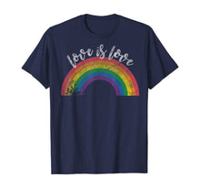 Load image into Gallery viewer, Love Is Love Shirt - Gay Pride Shirt Vintage Rainbow LGBT 158080
