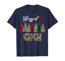 Load image into Gallery viewer, Funny shirts V-neck Tank top Hoodie sweatshirt usa uk au ca gifts for Leopard Print Christmas Trees Blessed Gigi Xmas Gifts T-Shirt 381871

