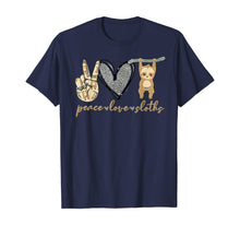 Load image into Gallery viewer, Peace Love Sloths TShirt255465
