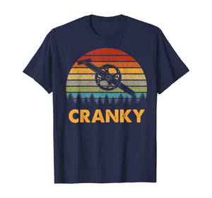 Retro Vintage Gift For Cycling Lovers Bicycle Cranky T-Shirt