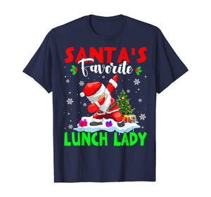 Funny shirts V-neck Tank top Hoodie sweatshirt usa uk au ca gifts for Santa's Favorite Lunch Lady Cute Lunch Lady Christmas Gifts T-Shirt 331980