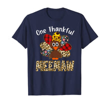 Load image into Gallery viewer, One Thankful Meemaw Leopard Turkey Thanksgiving Meemaw Gift T-Shirt
