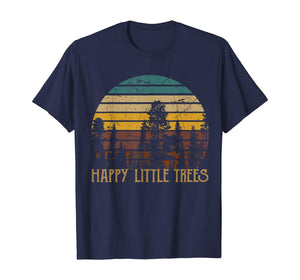 Funny shirts V-neck Tank top Hoodie sweatshirt usa uk au ca gifts for Happy Little Tree Retro Bob Tees Ross Painting For Men Women T-Shirt 1061640