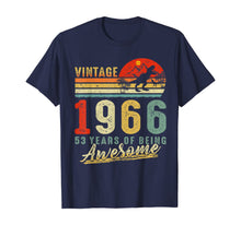 Load image into Gallery viewer, Vintage Retro 1966 53rd Birthday Gifts 53 Years Old Awesome T-Shirt
