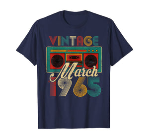 March 1965 Limited Edition Vintage Gifts 55th Birthday TShirt407294