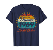 Load image into Gallery viewer, Vintage December 1969 Design 50 Years Old 1969 Birthday Gift T-Shirt
