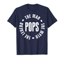 Load image into Gallery viewer, Funny shirts V-neck Tank top Hoodie sweatshirt usa uk au ca gifts for Pops The Man The Myth The Legend T-shirt 1738690

