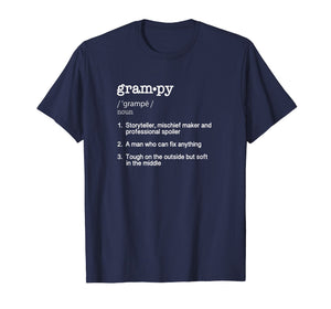 Funny shirts V-neck Tank top Hoodie sweatshirt usa uk au ca gifts for Grampy Definition T Shirt - Funny Father's Day Gift Tee 2054483
